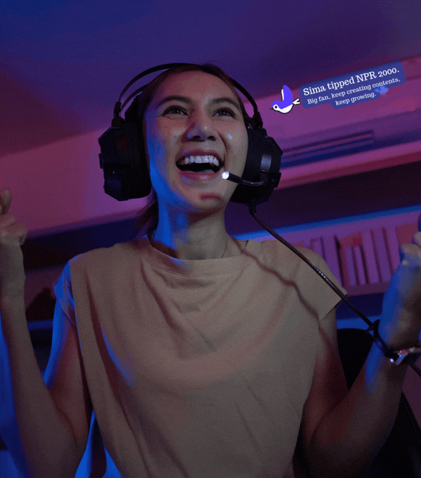 Earn from fan supports